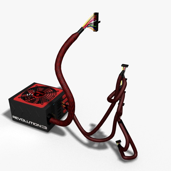 Enermax 1350W Revolution PSU 3D Models